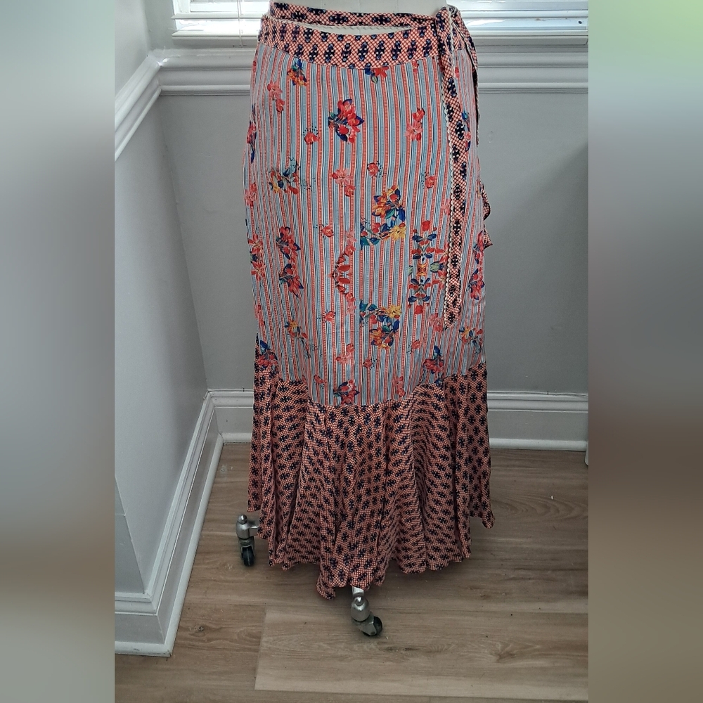 Bhanuni By Jyoti Floral Skirt Sz 4 NWOT - Picture 5 of 6